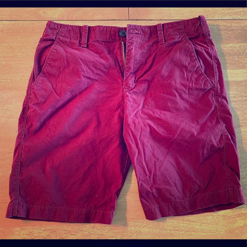 Express Men’s Shorts - Red/Maroon